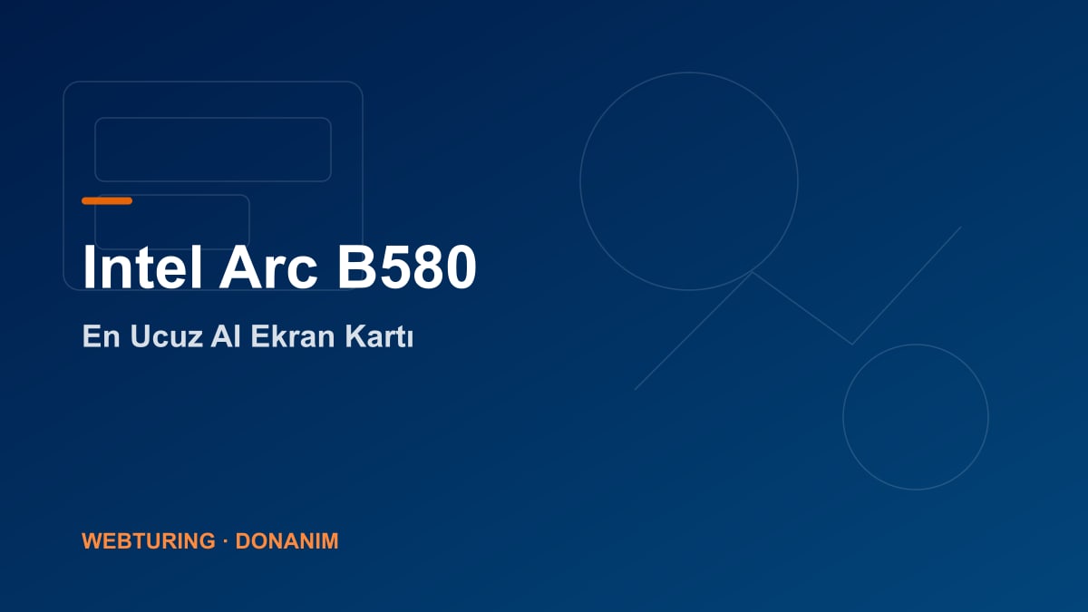 Intel Arc B580 ekran kartı ile bütçe dostu yerel yapay zeka kurulumu konsepti