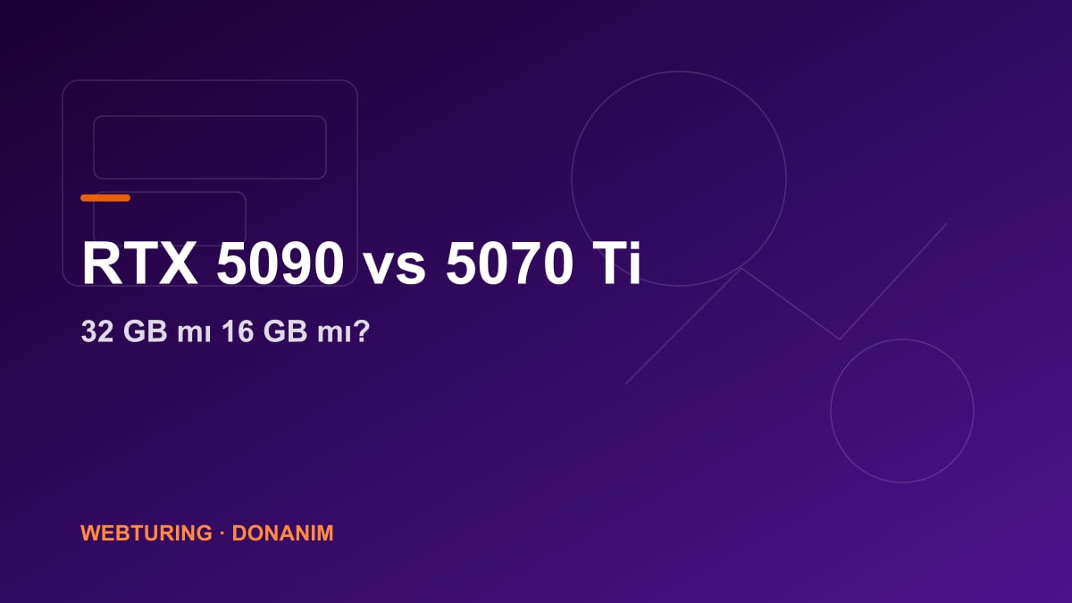RTX 5090 ve RTX 5070 Ti ekran kartları yerel yapay zeka performans karşılaştırması