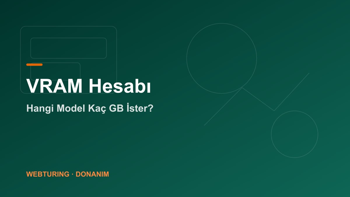 Yerel LLM modelleri için VRAM gereksinim hesaplama tablosu ve kuantizasyon karşılaştırması