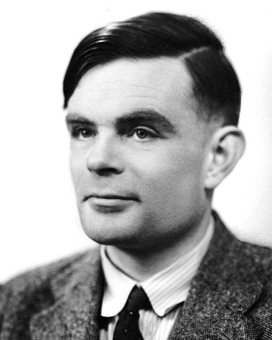Alan Turing portresi — Wikimedia Commons