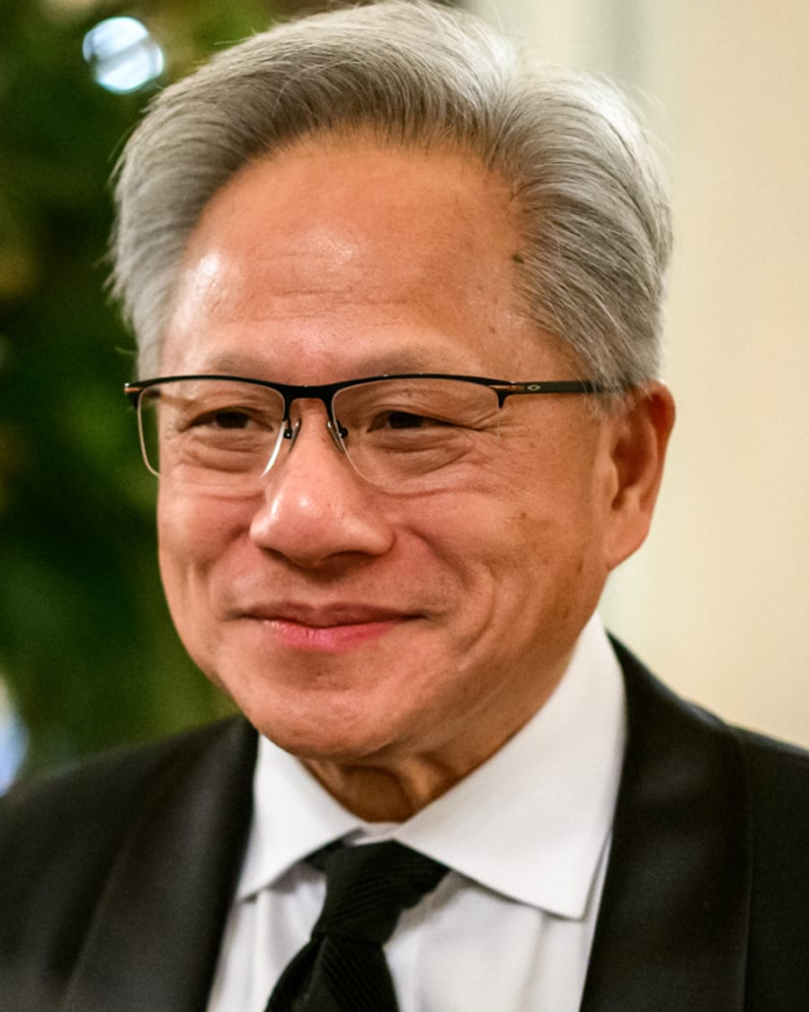 Jensen Huang portresi — Wikimedia Commons