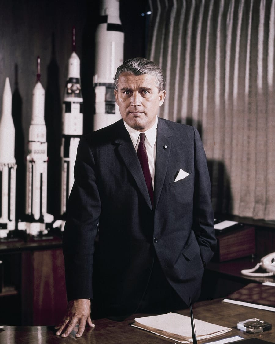 Wernher von Braun portresi