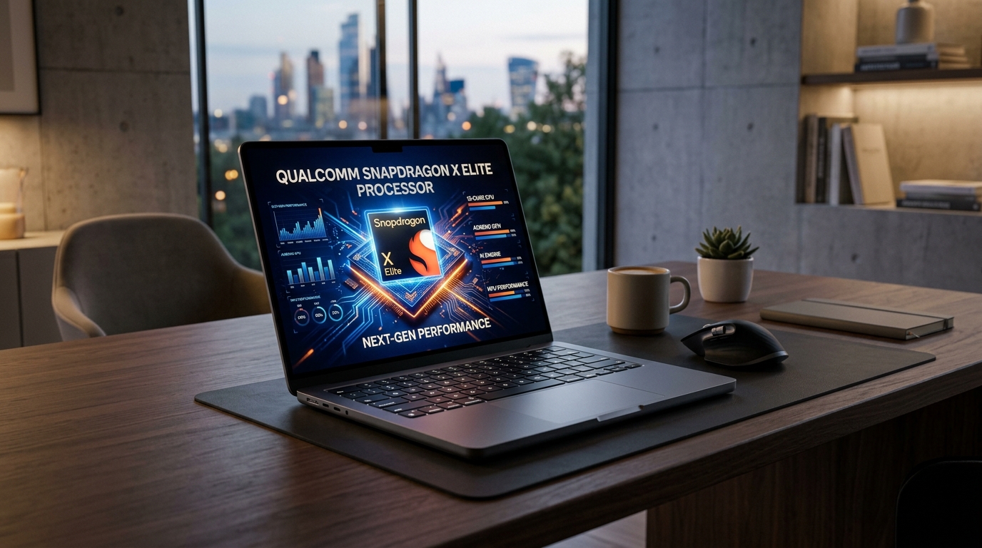 Qualcomm Snapdragon X Elite Gen 2 işlemcili yeni nesil ince ve hafif dizüstü bilgisayar