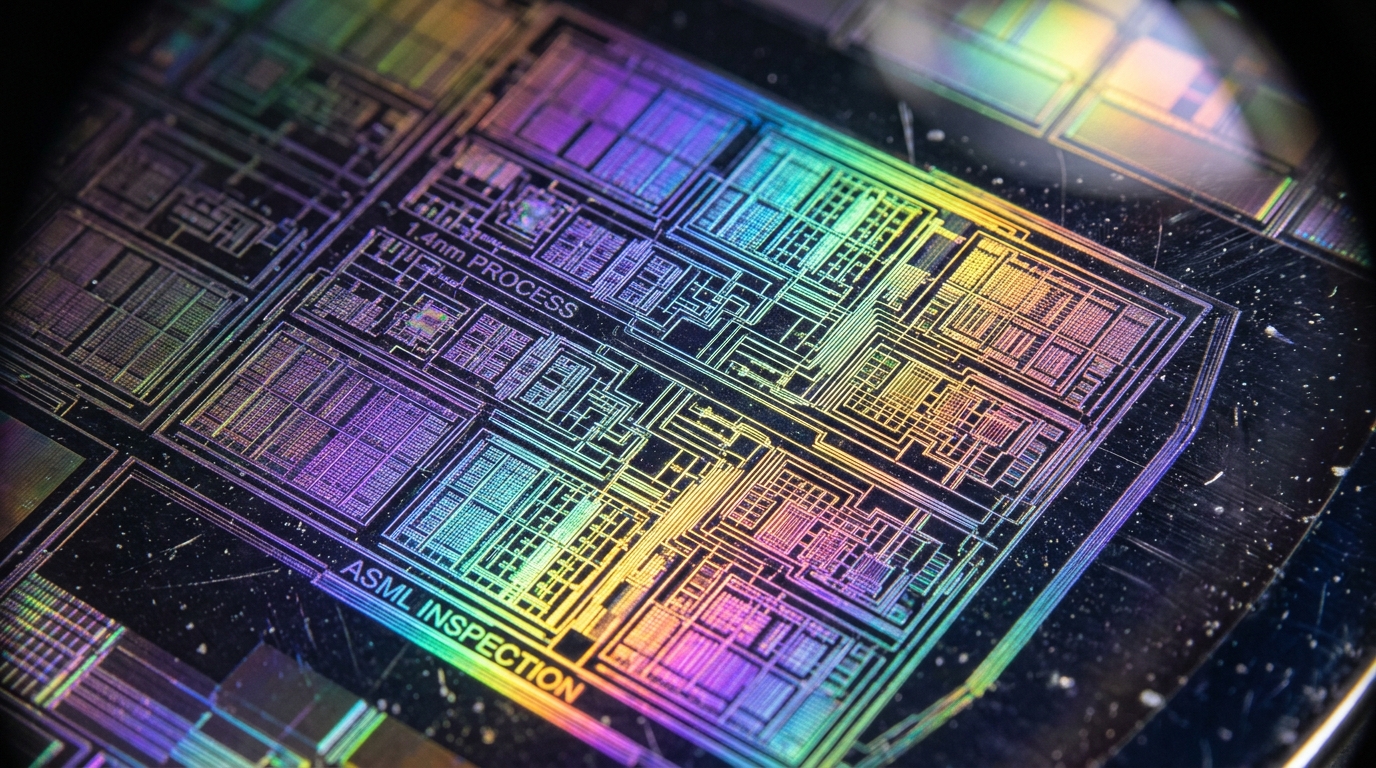 ASML High-NA EUV makinesinde 1.4nm transistör desenlerinin işlenmesi