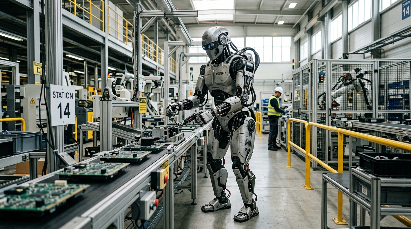 Unitree Robotics insansı robotu G1 ve Şanghay STAR Market halka arz töreni
