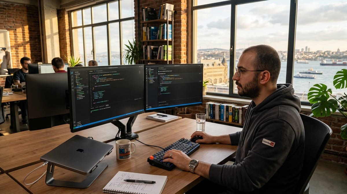 Türkiye'de yapay zekâ destekli kod editörleriyle modern web uygulamaları geliştiren Full Stack Yazılımcı