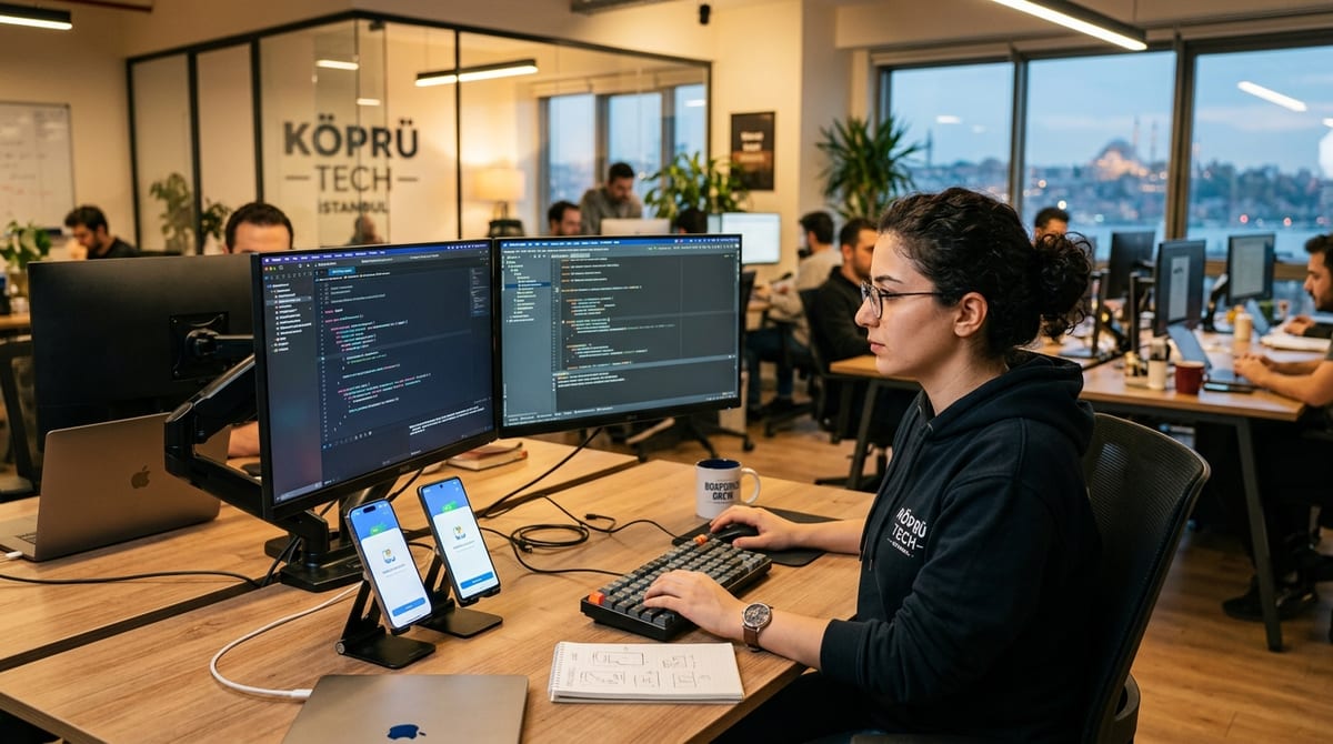 Türkiye'de mobil fintek ve e-ticaret uygulamaları geliştiren iOS ve Android Mobil Yazılımcı