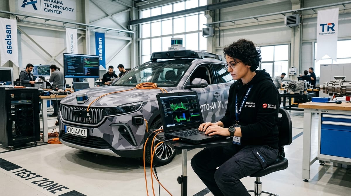 Türkiye'de otonom araç yazılımı ve robotik algoritmaları geliştiren Robotik Yazılım Mühendisi